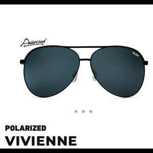 QUAY Australia Vivienne Aviator Sunglasses